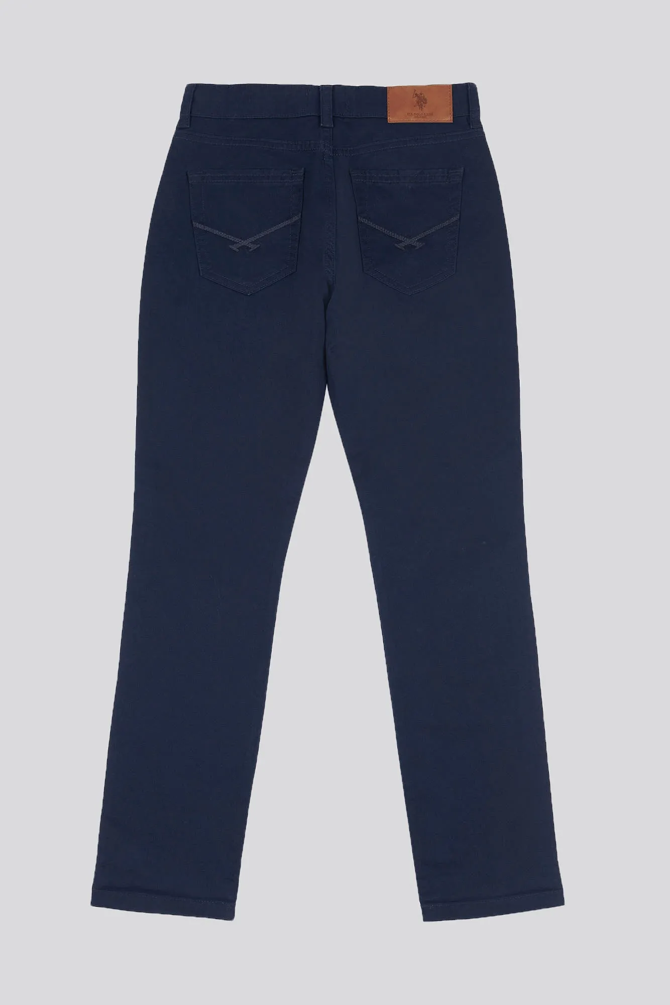 Boys 5 Pocket Trousers in Dark Sapphire Navy / Moonlight Blue DHM
