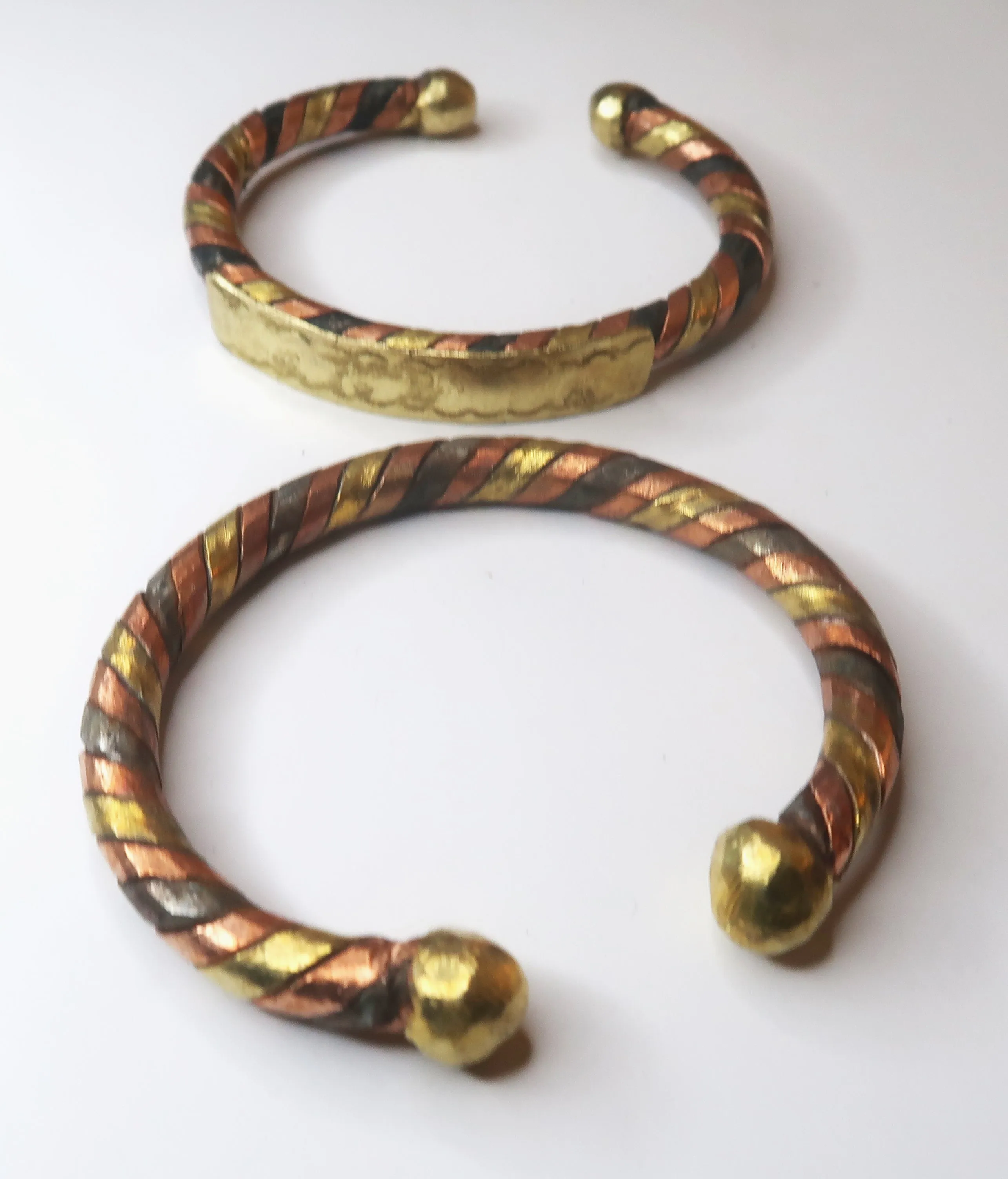 Bracelet Africain 3 Métaux Lamou Ndiakhass - Authentique Protection Ancestrale