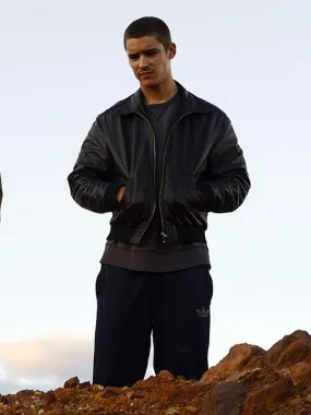 Brenton Thwaites Son of a Gun Black Leather Jacket