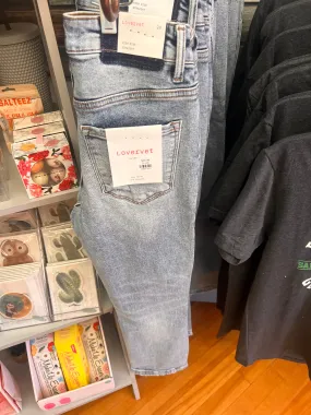 Bright Crop Straight Jeans(L20)