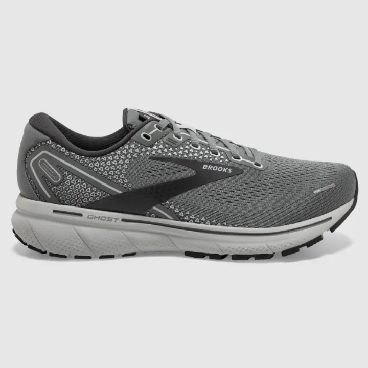 Brooks Men’s Ghost 14 Running Shoe Grey Alloy