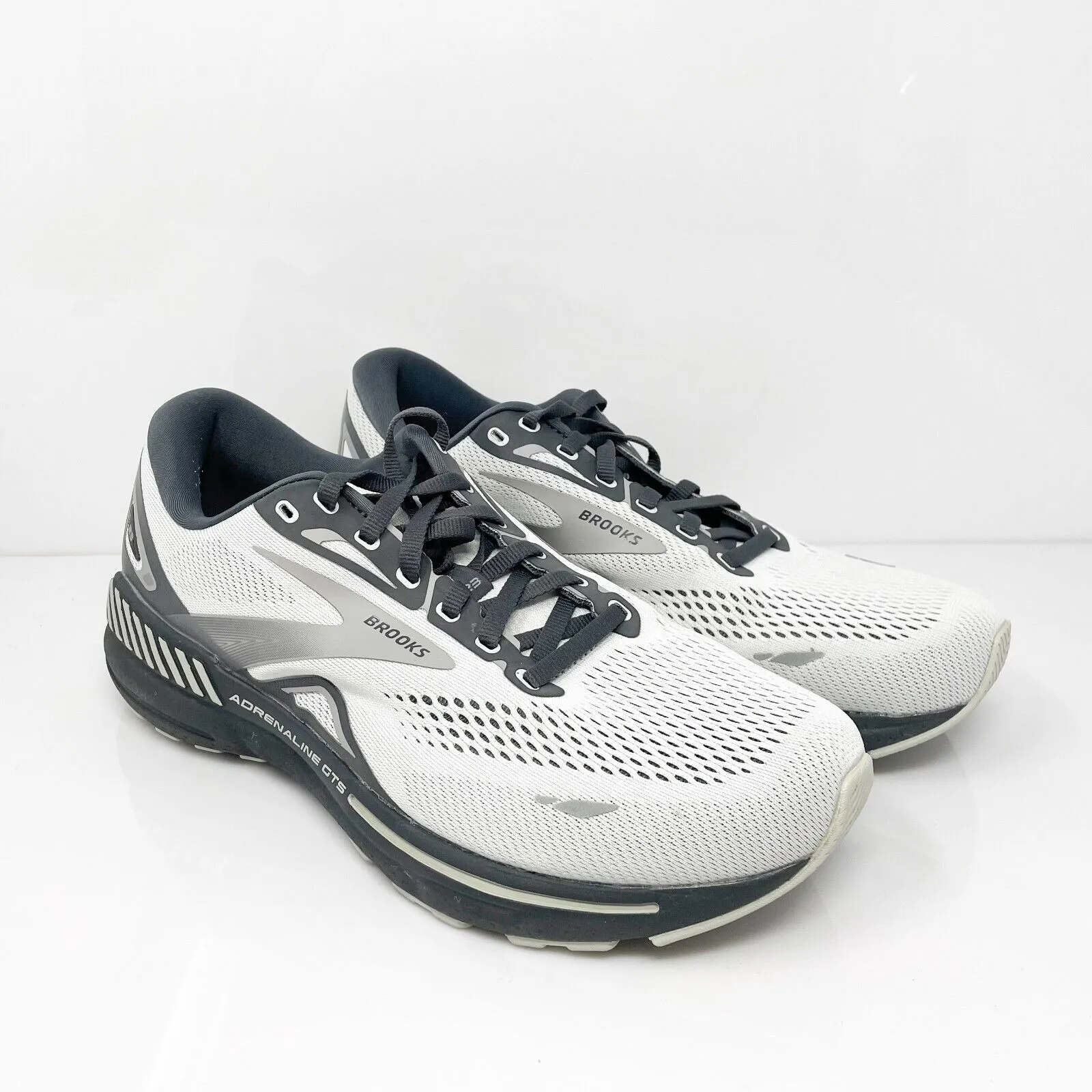 Brooks Mens Adrenaline GTS 23 1103914E065 Gray Running Shoes Sneakers Size 9 4E