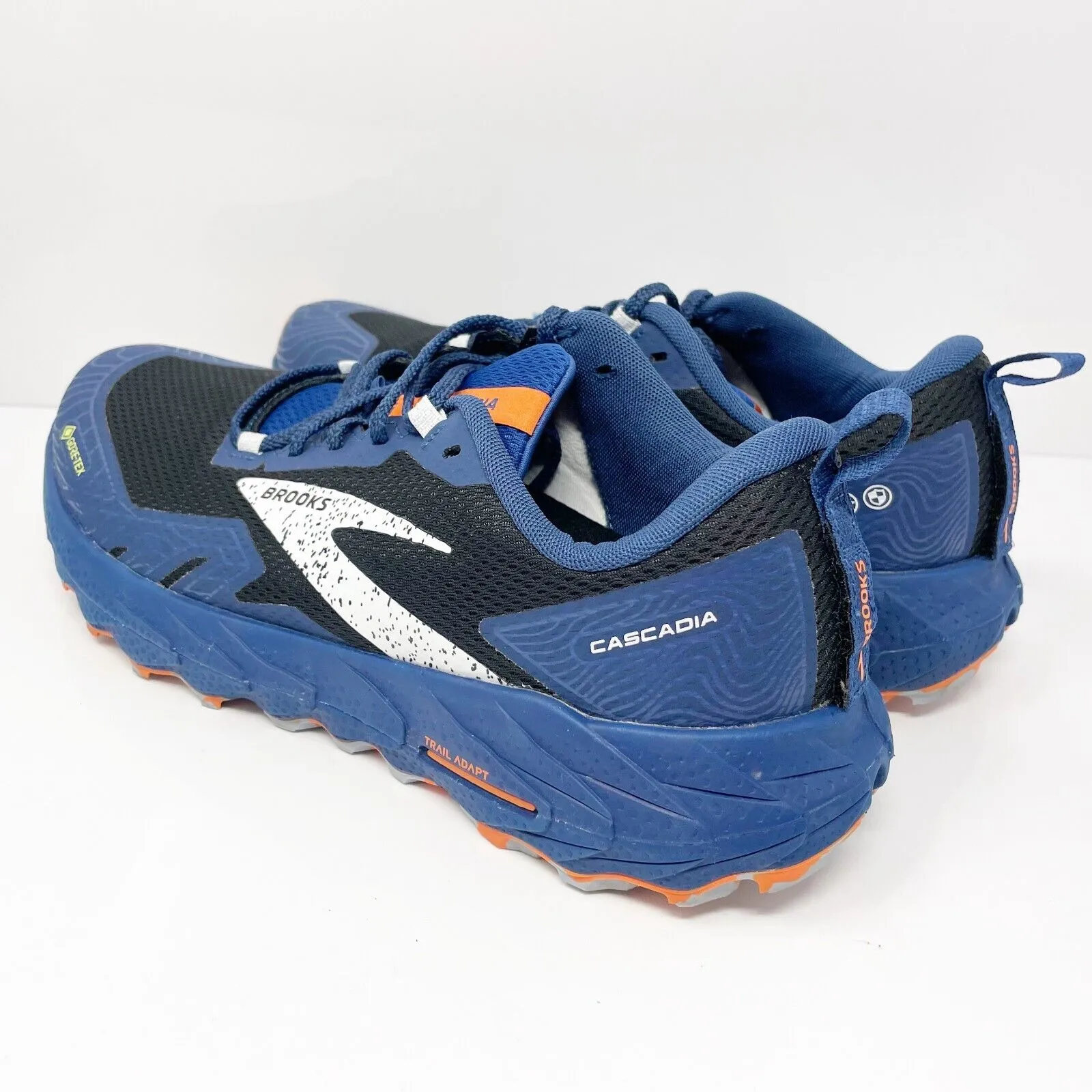 Brooks Mens Cascadia 17 GTX 1104021D062 Blue Running Shoes Sneakers Size 11 D