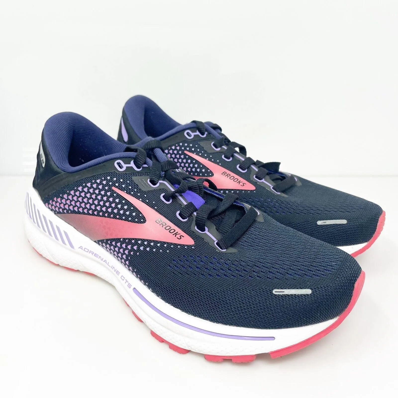 Brooks Womens Adrenaline GTS 22 1203531D080 Blue Running Shoes Sneakers Size 7 D