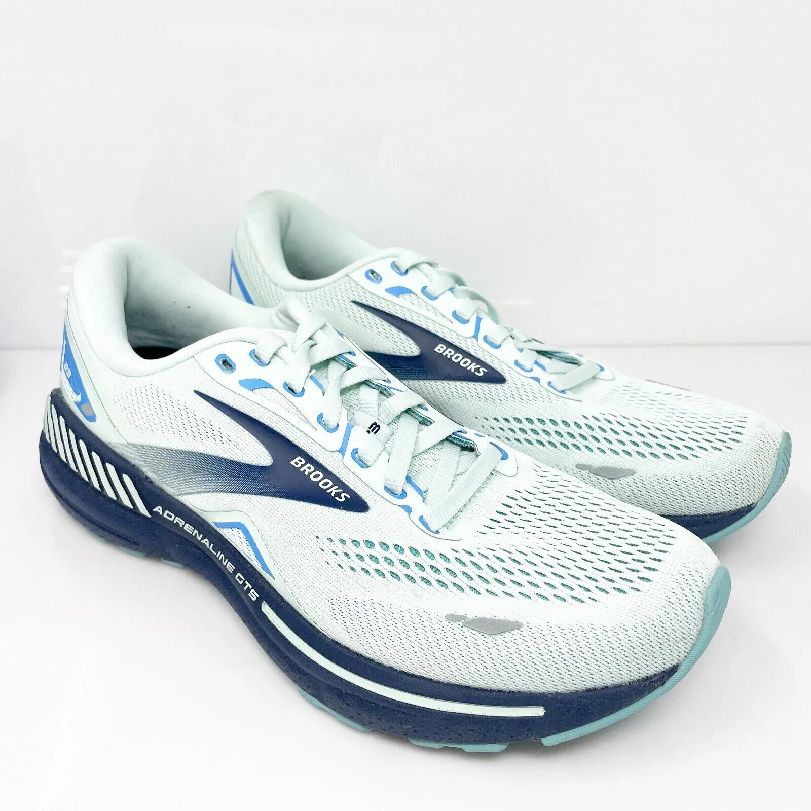 Brooks Womens Adrenaline GTS 23 1203811B471 Blue Running Shoes Sneakers 10.5 B