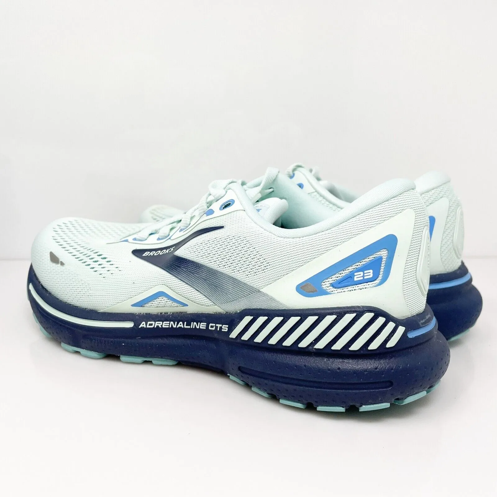 Brooks Womens Adrenaline GTS 23 1203811B471 Blue Running Shoes Sneakers Size 9 B