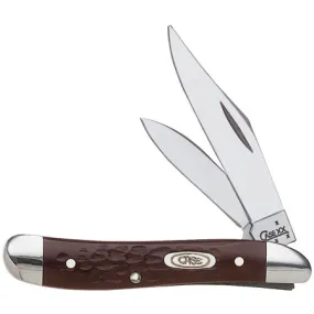 BROWN SYNTHETIC JIGGED PEANUT