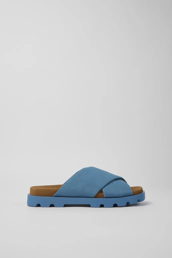 Brutus Sandal Blue recycled cotton sandals for women