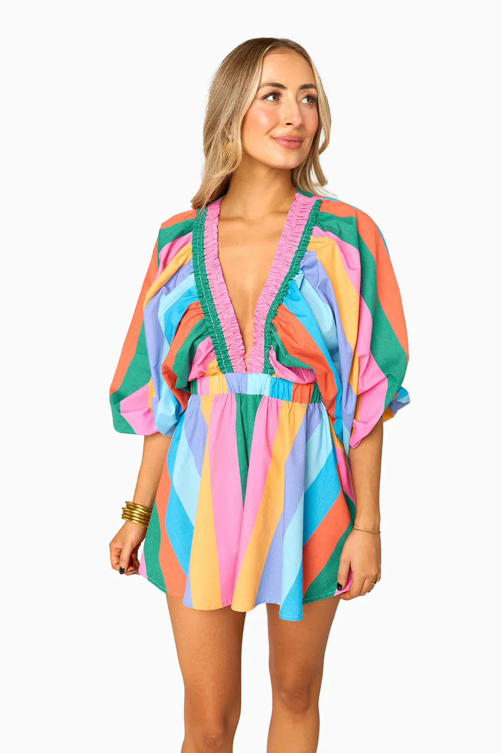 BuddyLove Palm Beach Romper - Jelly Beans