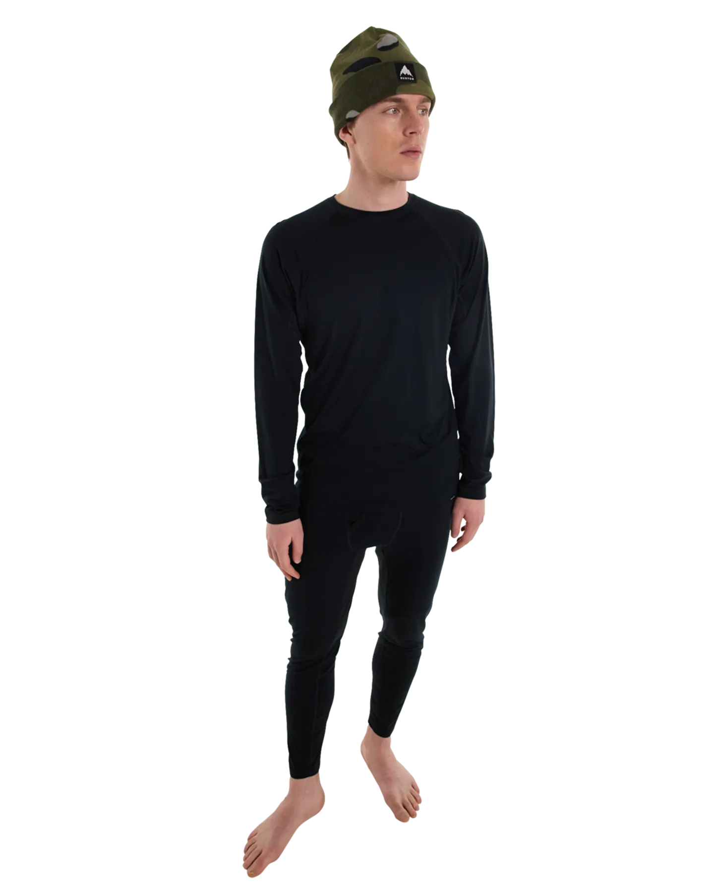 Burton Men's Phayse Merino Crewneck Fleece - True Black | Shop Shirts & Tops at Trojan Wake Ski Snow & Snow Skiers W