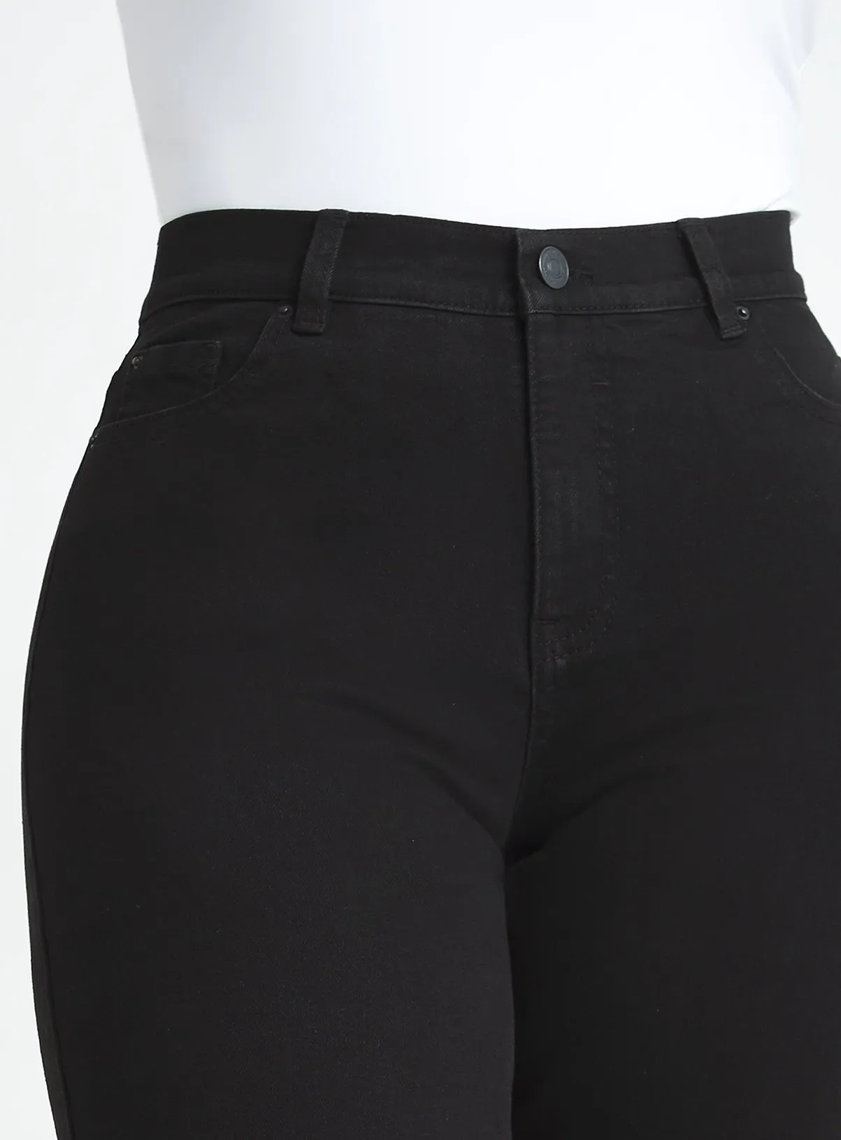 Buy SIMPLY BE 24/7 Black Wide Leg Jean 14 | Jeans | Tu