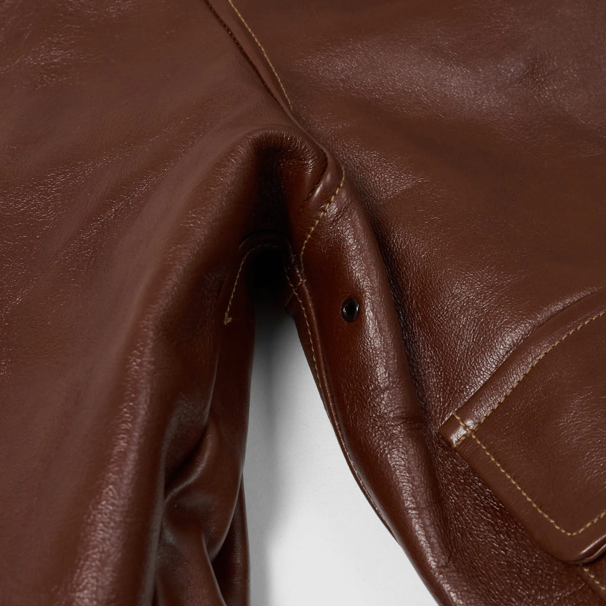 Buzz Ricksons A2 Bronco Leather Jacket