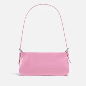 BY FAR Dulce Patent-Leather Shoulder Bag