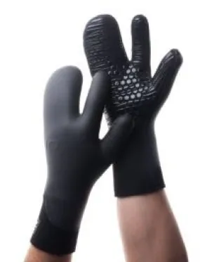 C Skins Hot Wired 5mm Lobster Wetsuit Gloves - Black