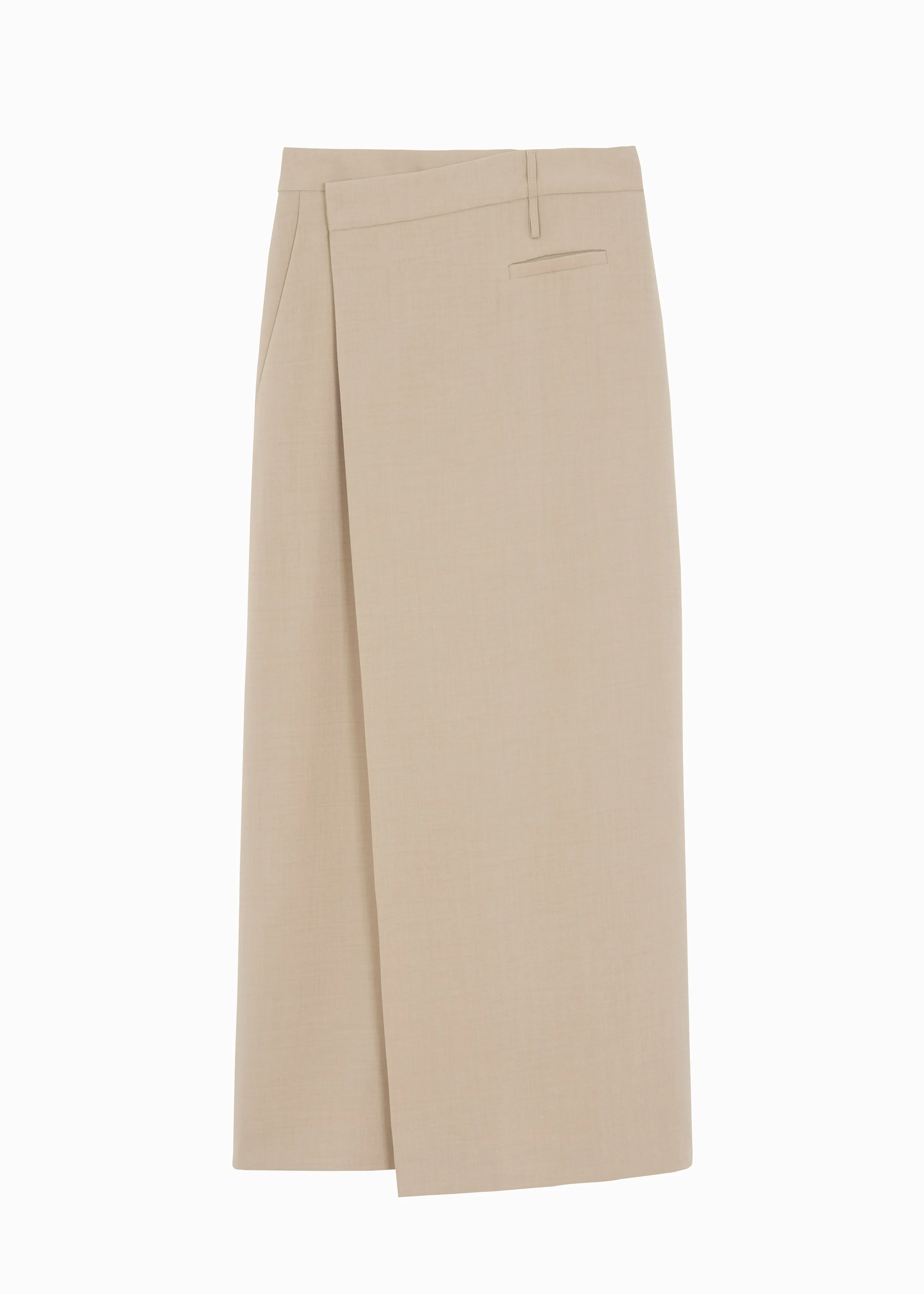 Calista Wrap Skirt - Beige