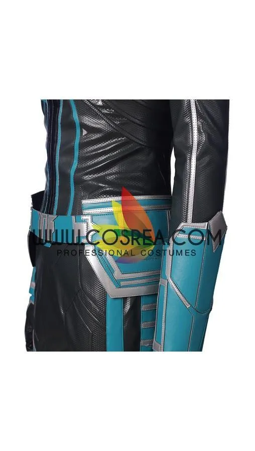 Captain Marvel Star Force PU Leather Cosplay Costume