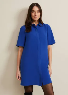 Cara Button Through Tunic Dress