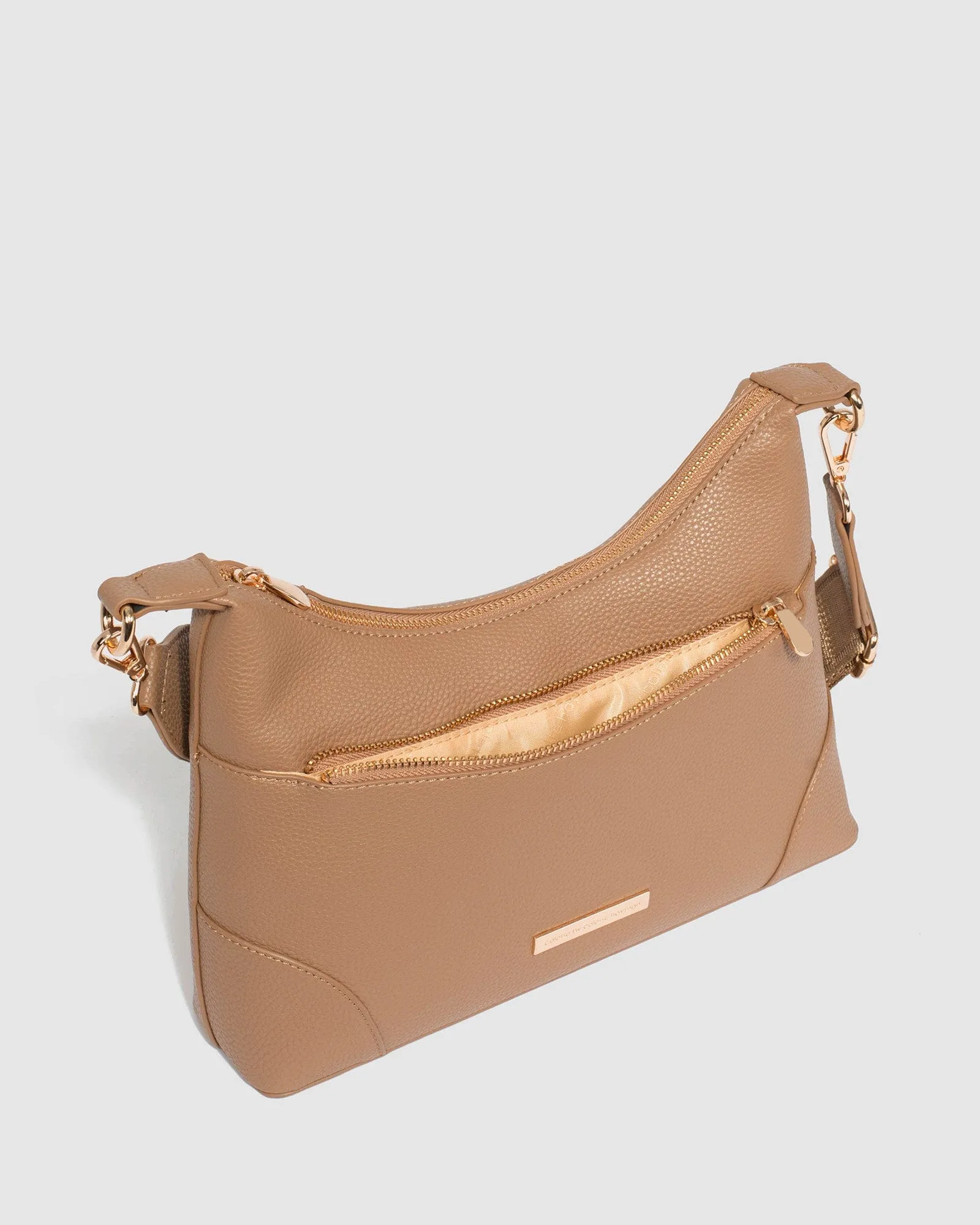 Caramel Jess Webbing Crossbody Bag
