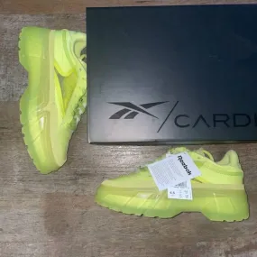 Cardi b x club c reebok vis green size 6.5w