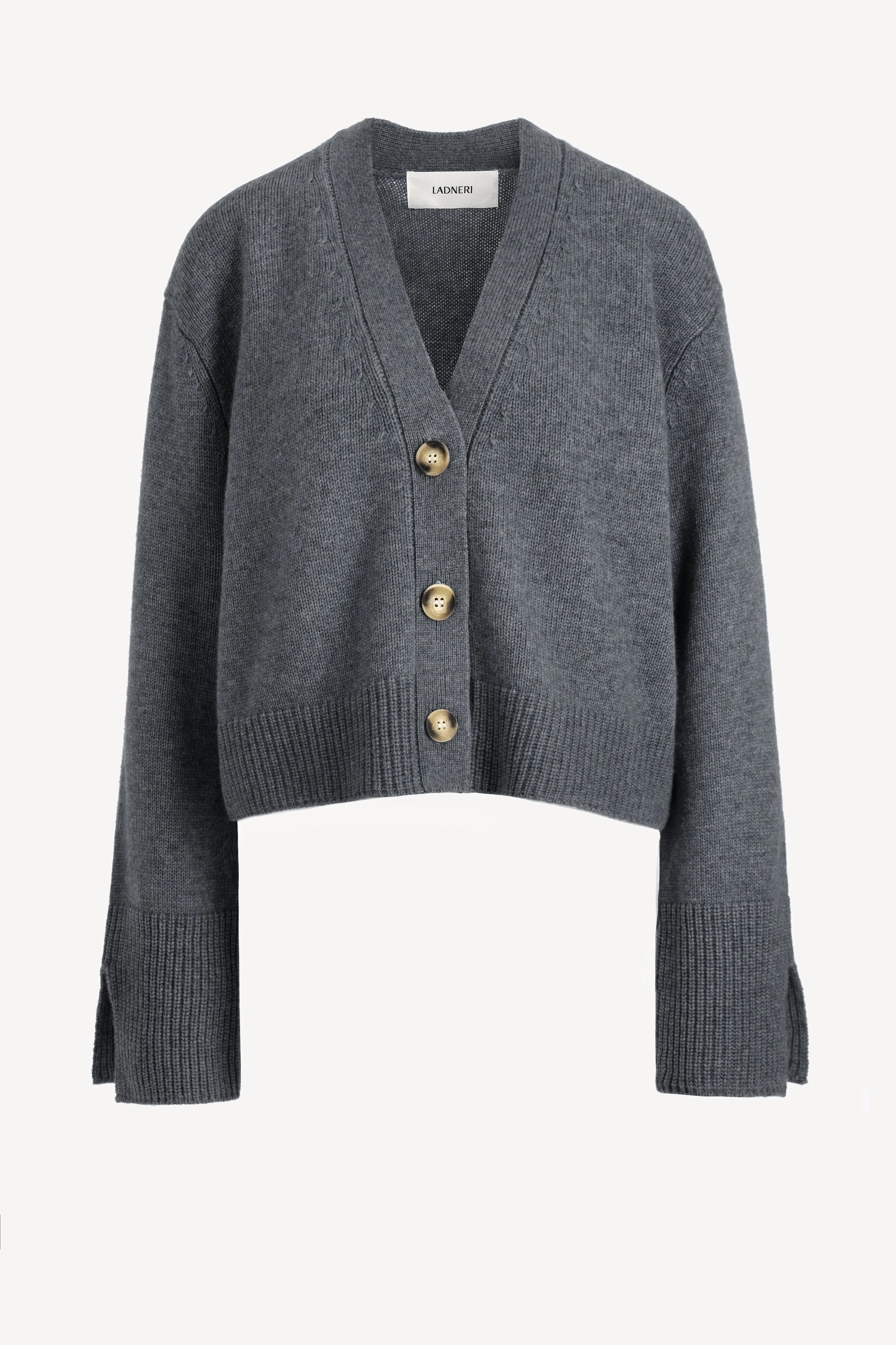 Cardigan Paix in Mid Grey