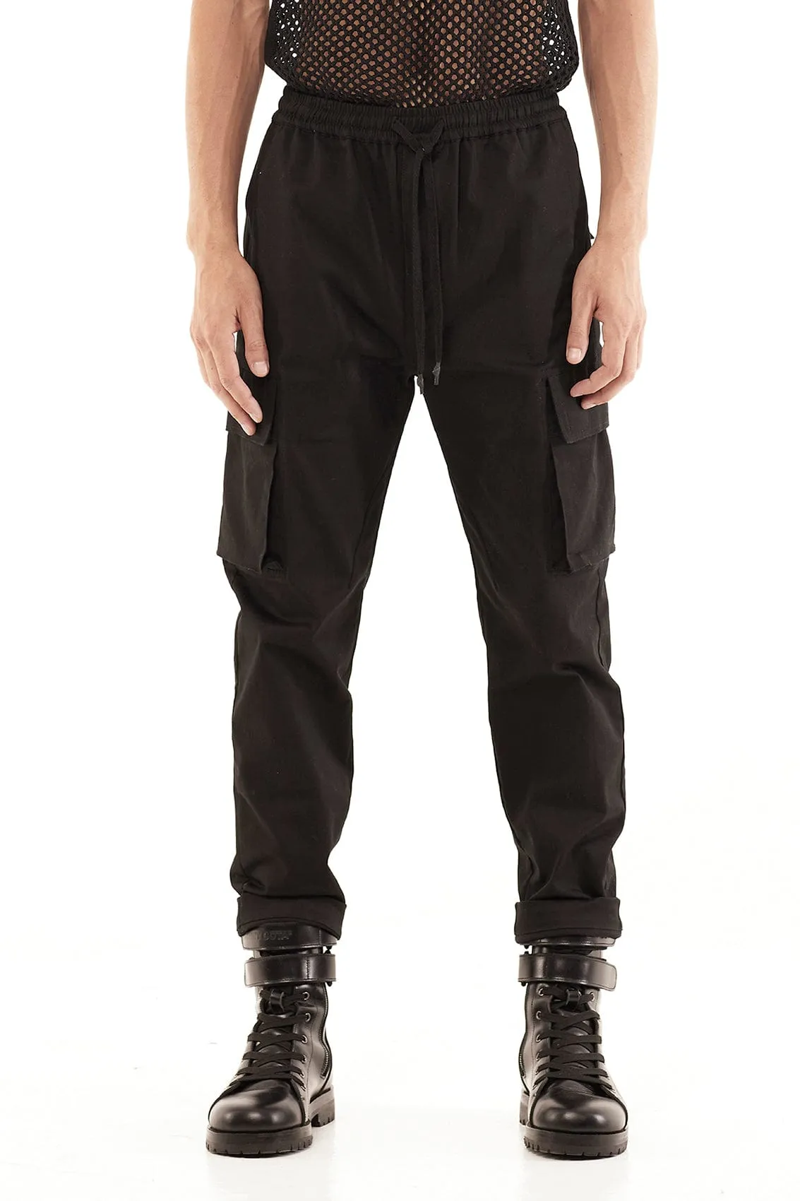 CARGO CLIMBING PANTS IN BLACK