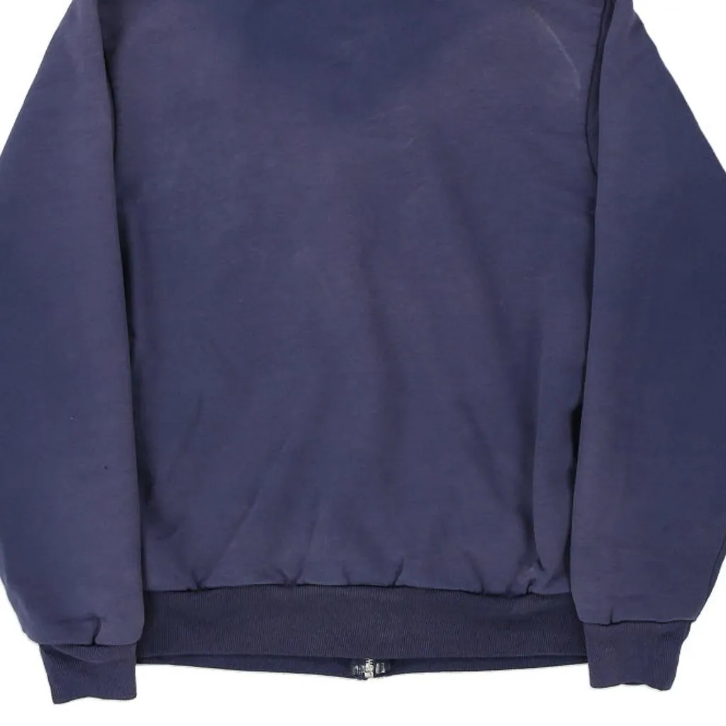 Carhartt Hoodie - Small Navy Cotton Blend