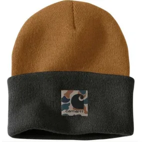 Carhartt Knit Camo Patch Beanie