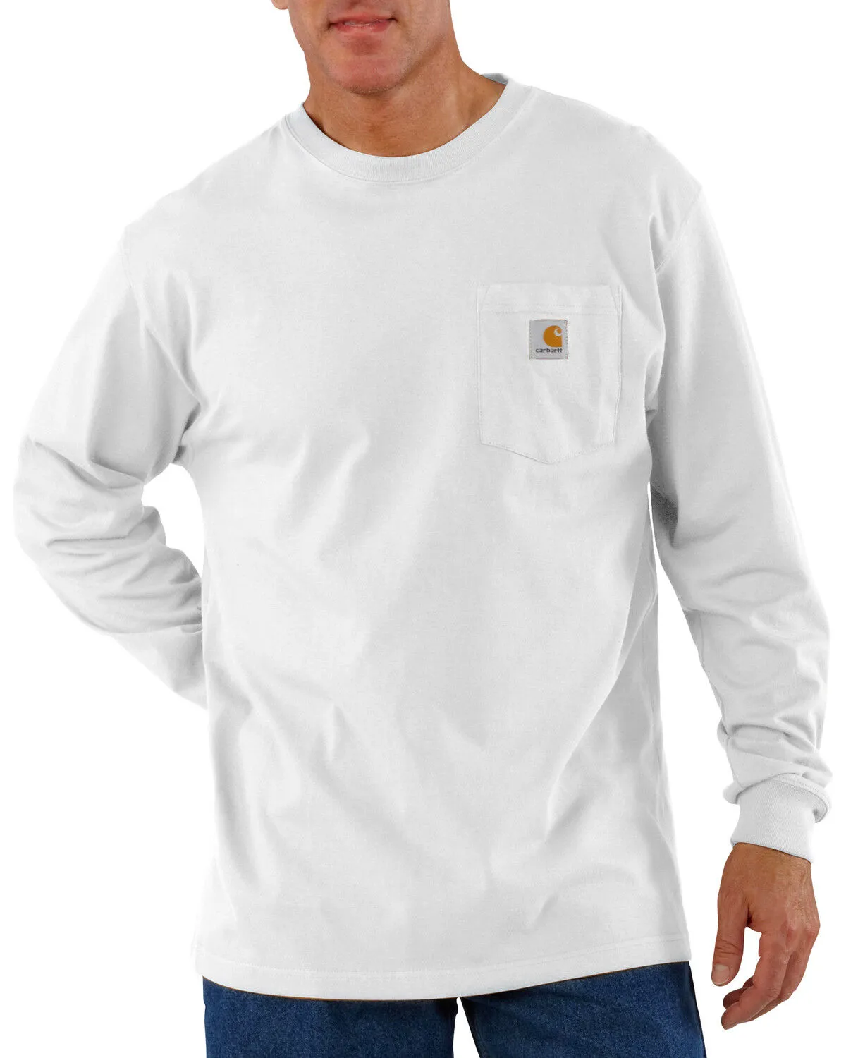 Carhartt Men's Workwear Long-Sleeve Pocket T-Shirt - Big