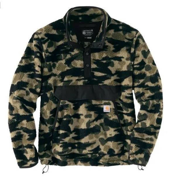 Carhartt Pullover Fleece Blind Duck Camo: Blind Duck Camo: M