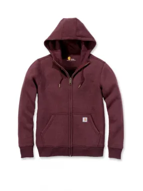 Carhartt Womens Clarksburg Full Zip Hoodie : Fudge Heather