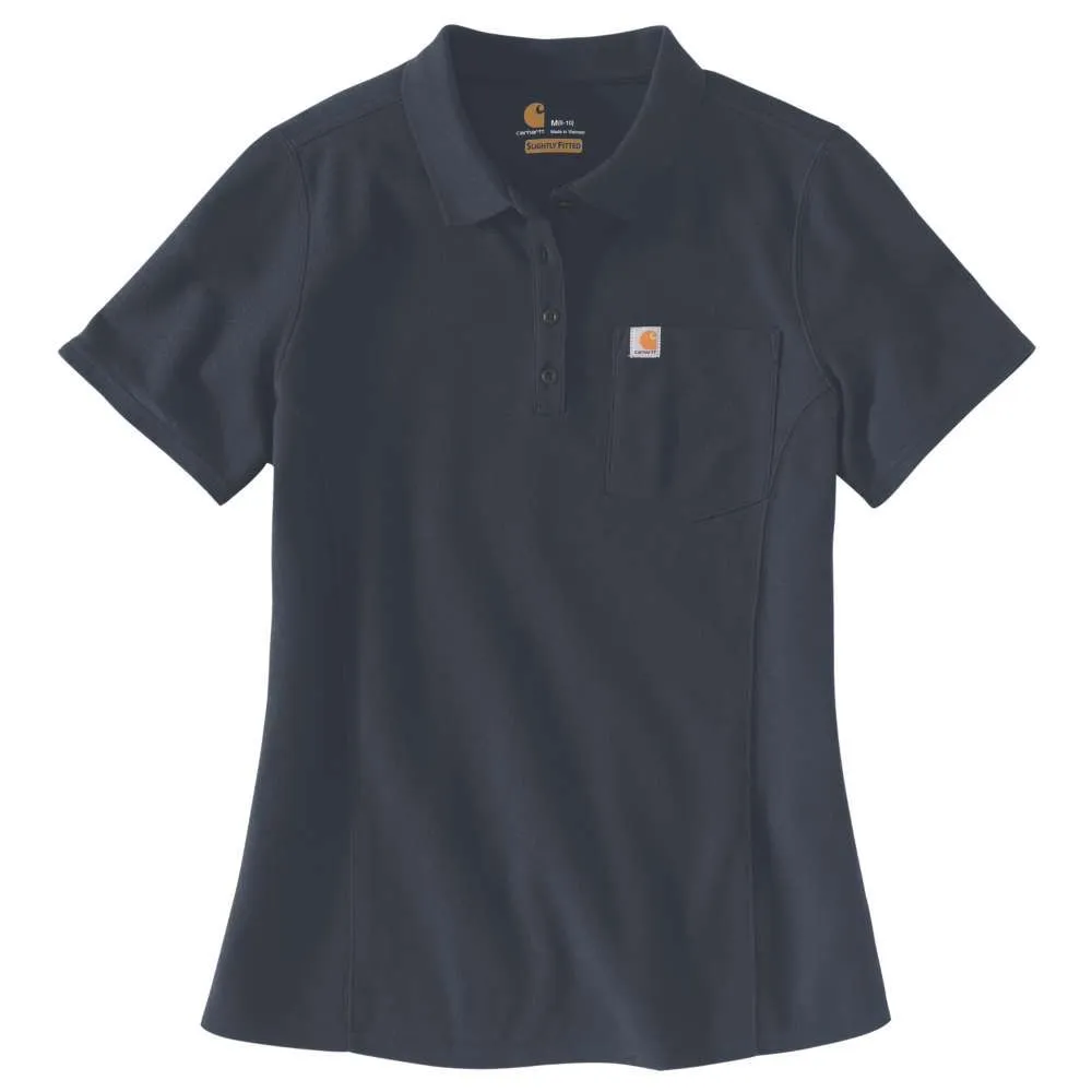 Carhartt Womens Short Sleeve Workwear Casual Polo Shirt