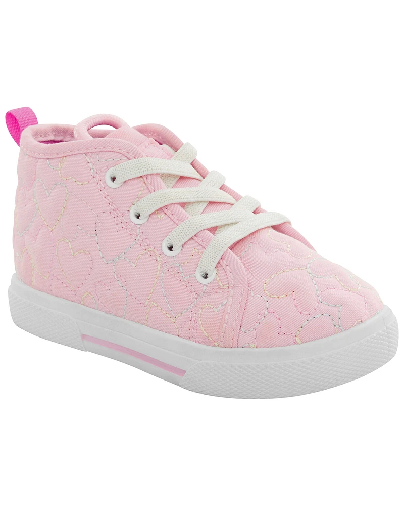 Carter's / OshKosh Toddler Heart Print Sneakers