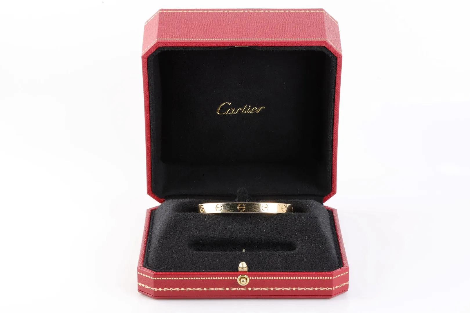 Cartier 18k Yellow Gold Love Bracelet Size 16 (30.53g.)