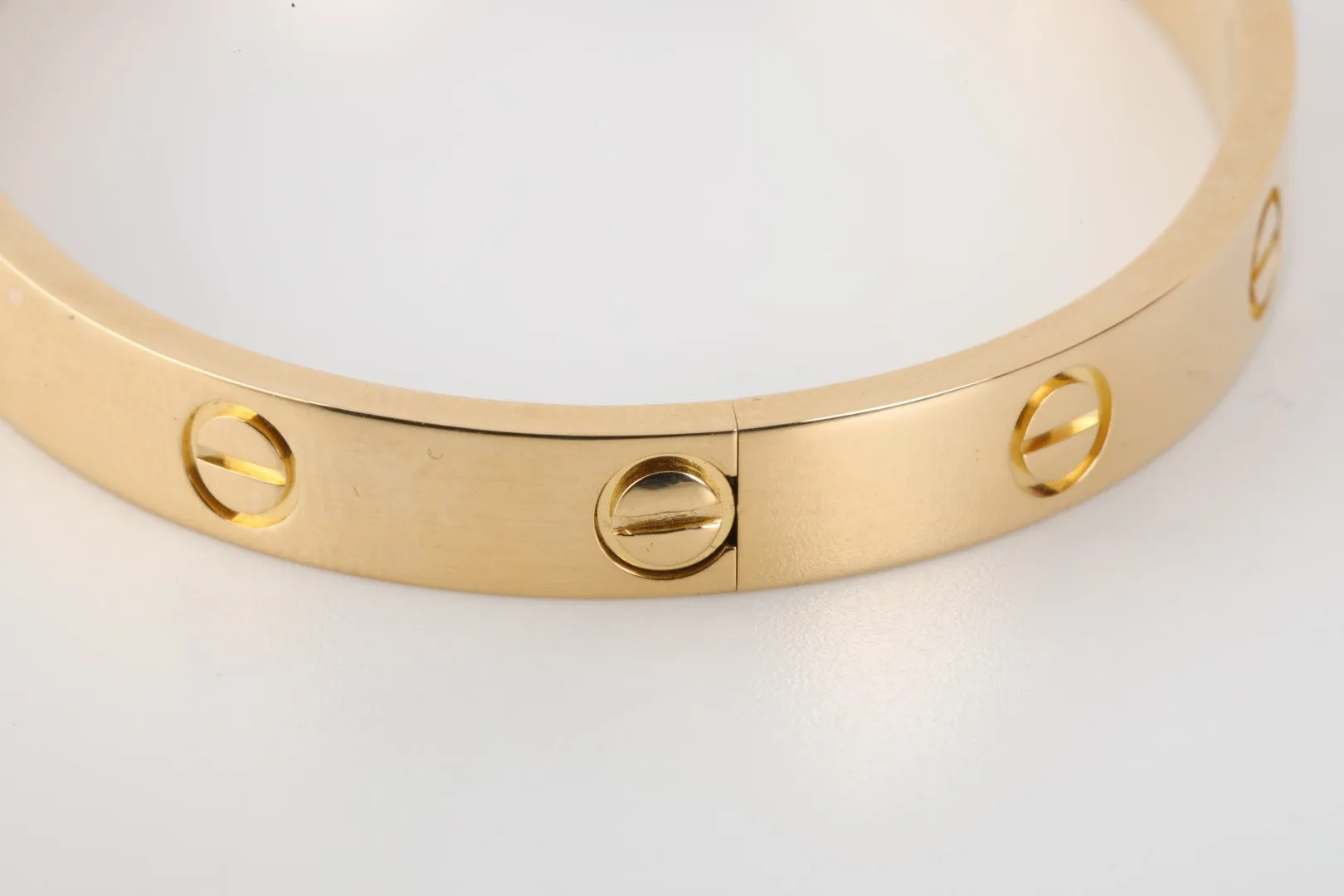 Cartier 18k Yellow Gold Love Bracelet Size 16 (30.53g.)