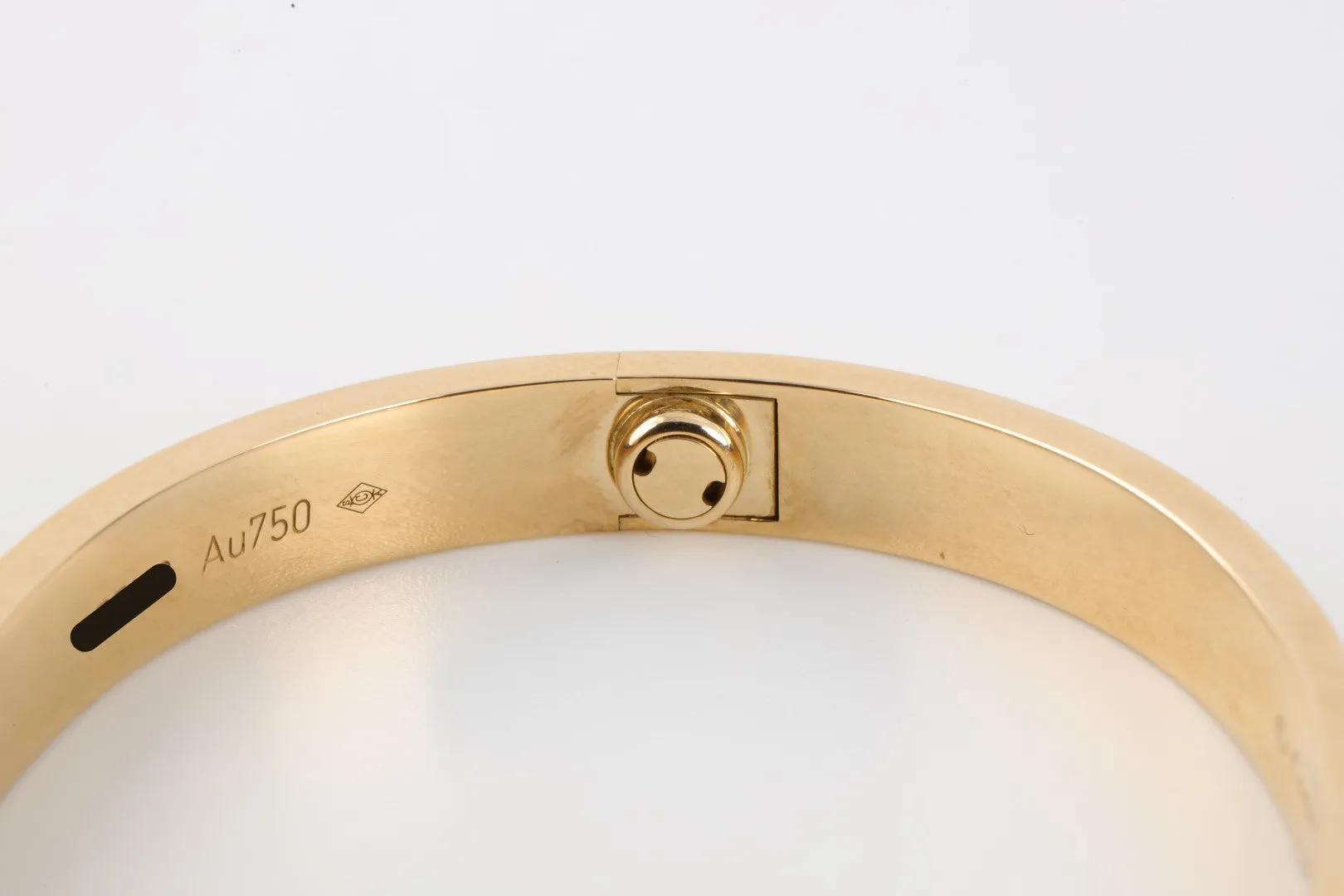 Cartier 18k Yellow Gold Love Bracelet Size 16 (30.53g.)