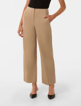 Cassandra Cropped Straight-Leg Pants