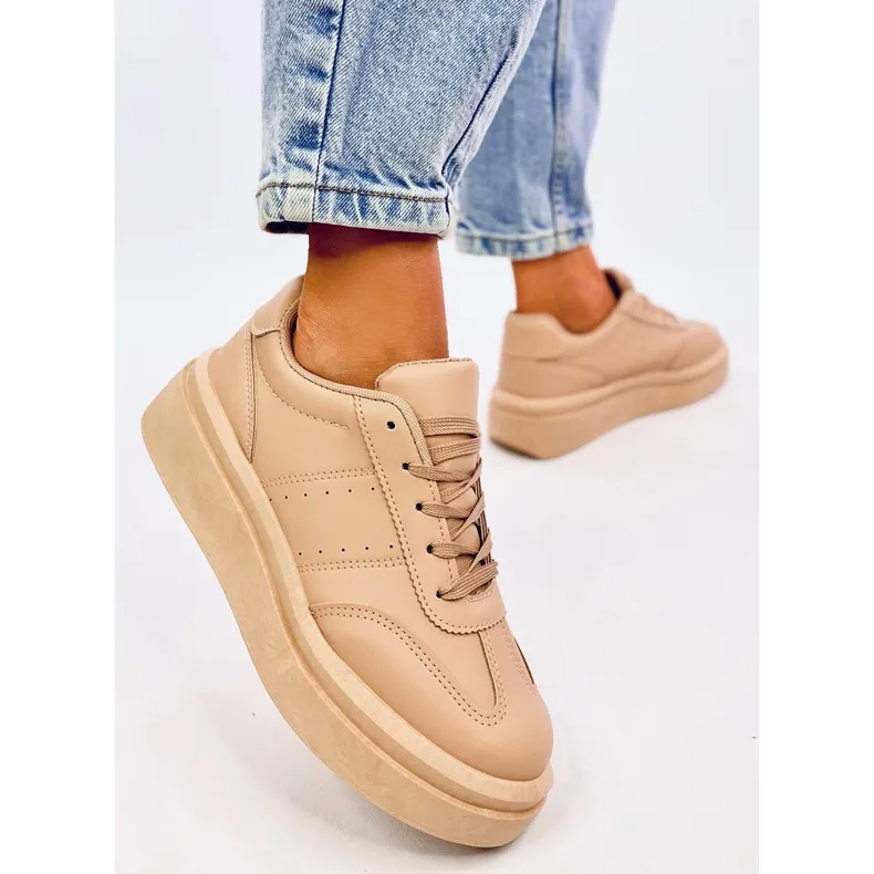 Cassual Rune Khaki Trainers beige