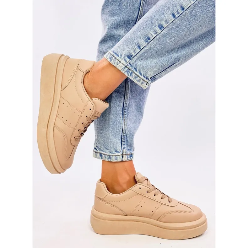 Cassual Rune Khaki Trainers beige