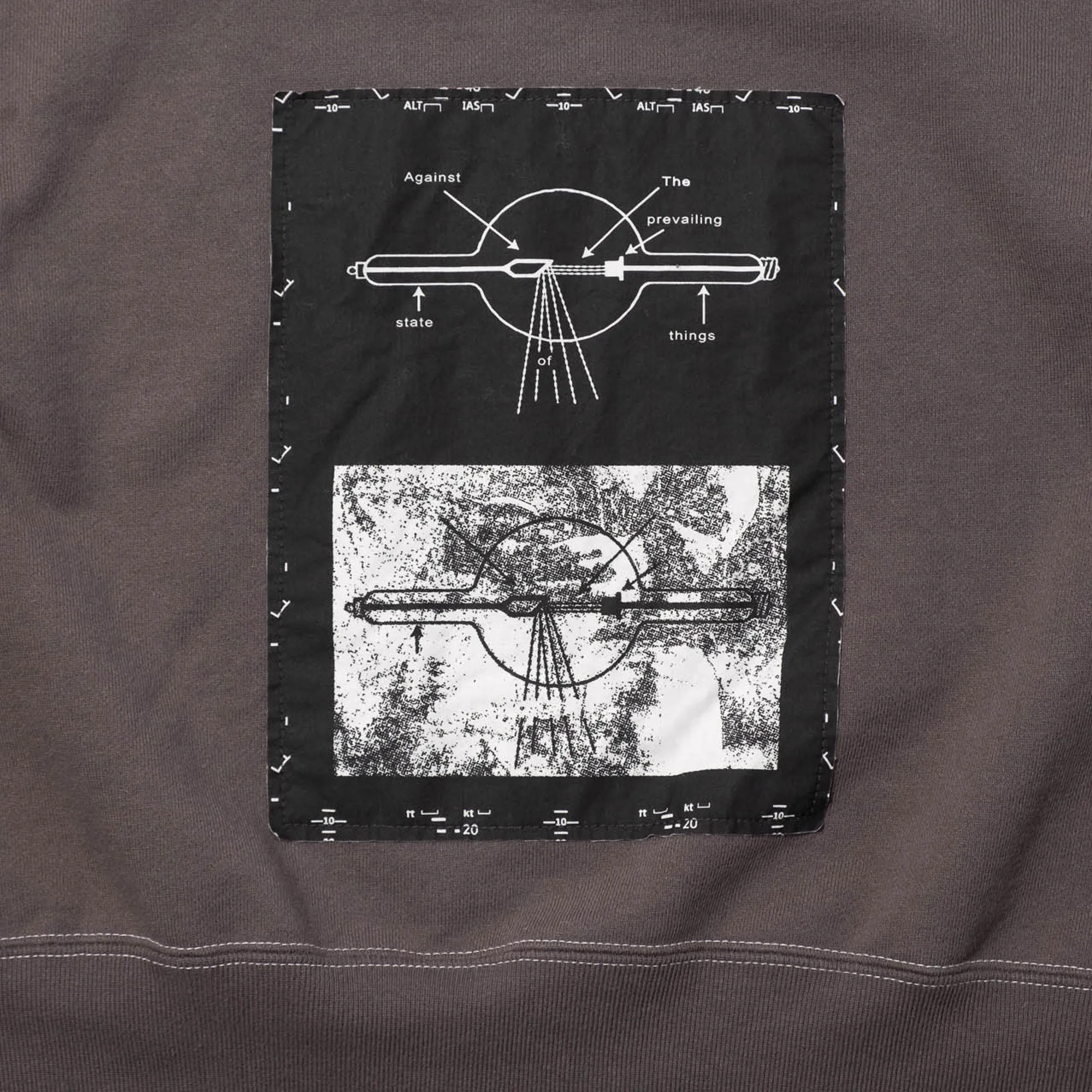 Cav Empt Inverter Crew Neck Sweater - Grey