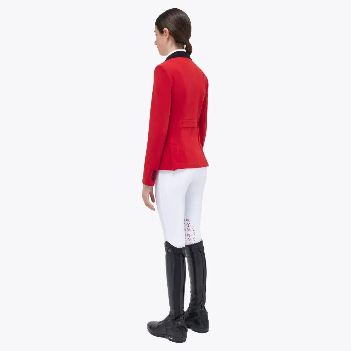 Cavalleria Toscana GP Girl's Zip Competition Jacket - Red - Age 12
