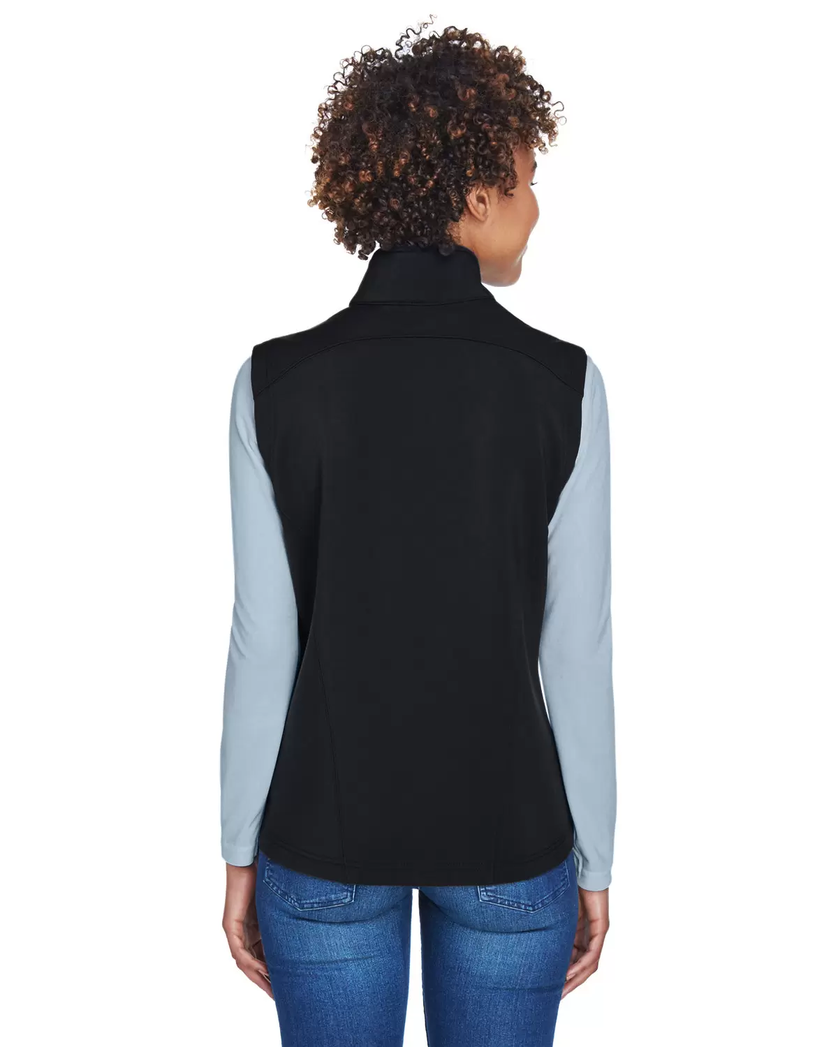 CE701W Ash City - Core 365 Ladies' Cruise Two-Layer Fleece Bonded Soft Shell Vest SKU: CE701W