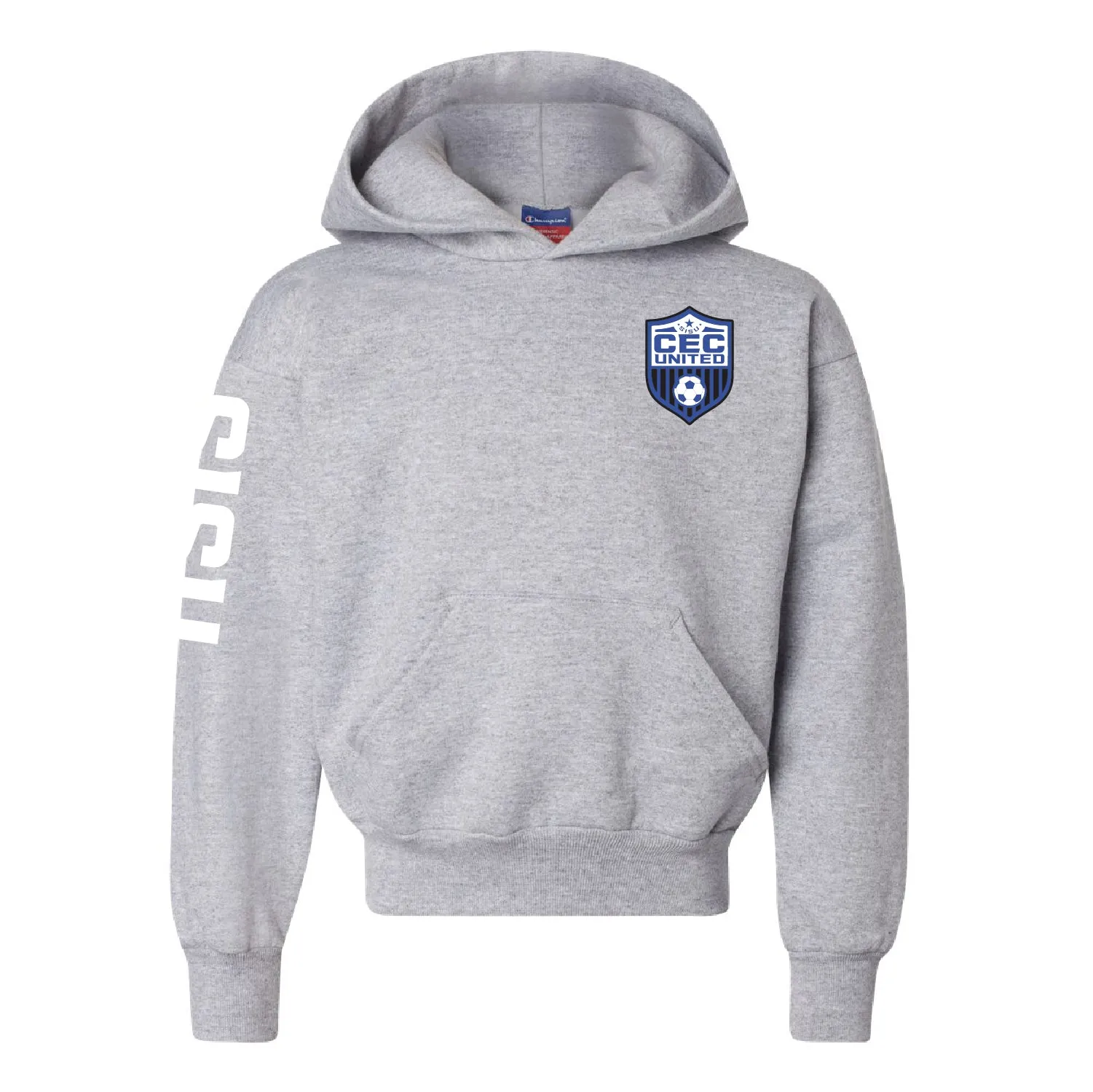 Cec United Champion Youth Powerblend Pullover Hooded Sweatshirt