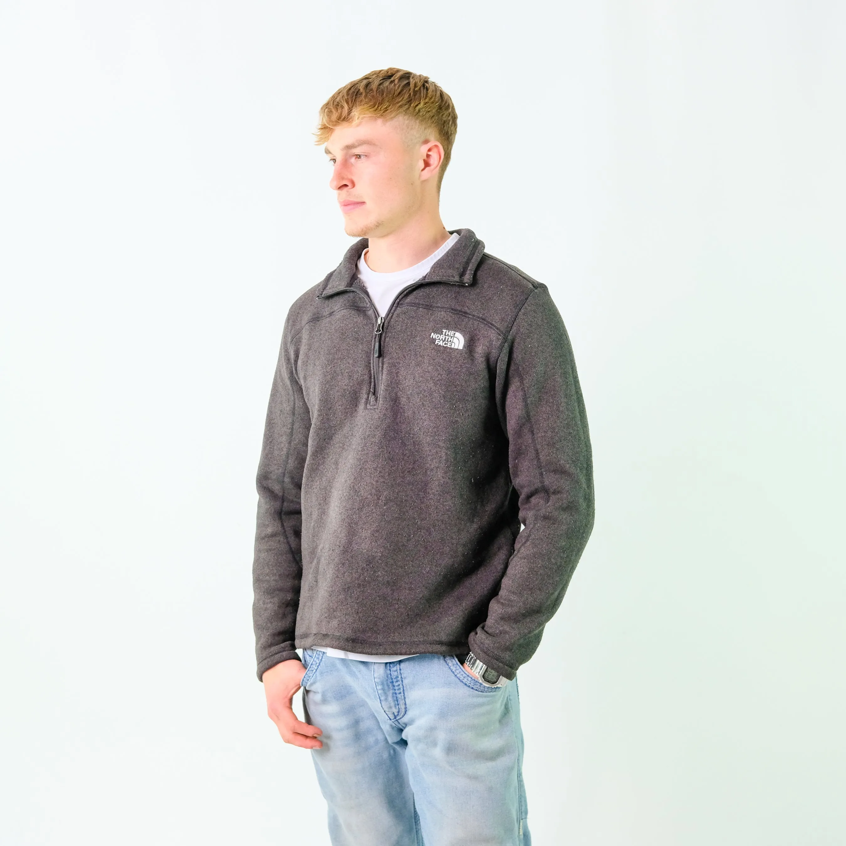 Charcoal Grey y2ks The North Face Fleece (L)