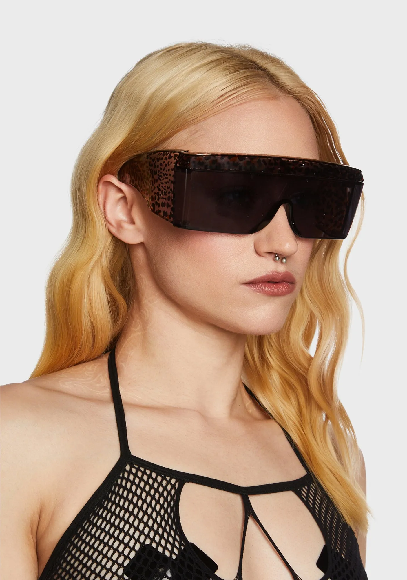 Cheetah Oversized Sunglasses-