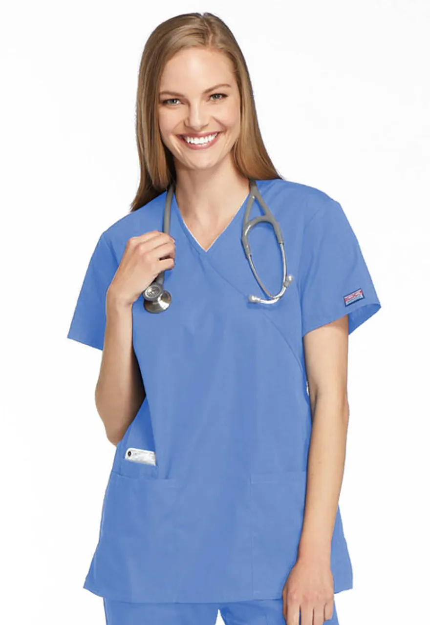 Cherokee Workwear Cherokee Workwear Originals Women's Mock Wrap Tunic #4801