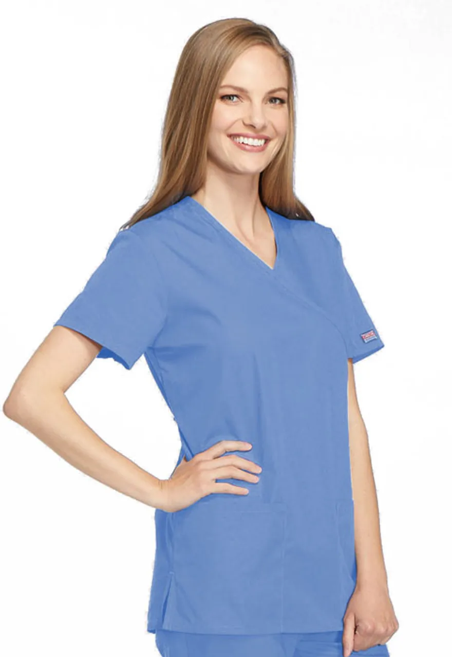 Cherokee Workwear Cherokee Workwear Originals Women's Mock Wrap Tunic #4801