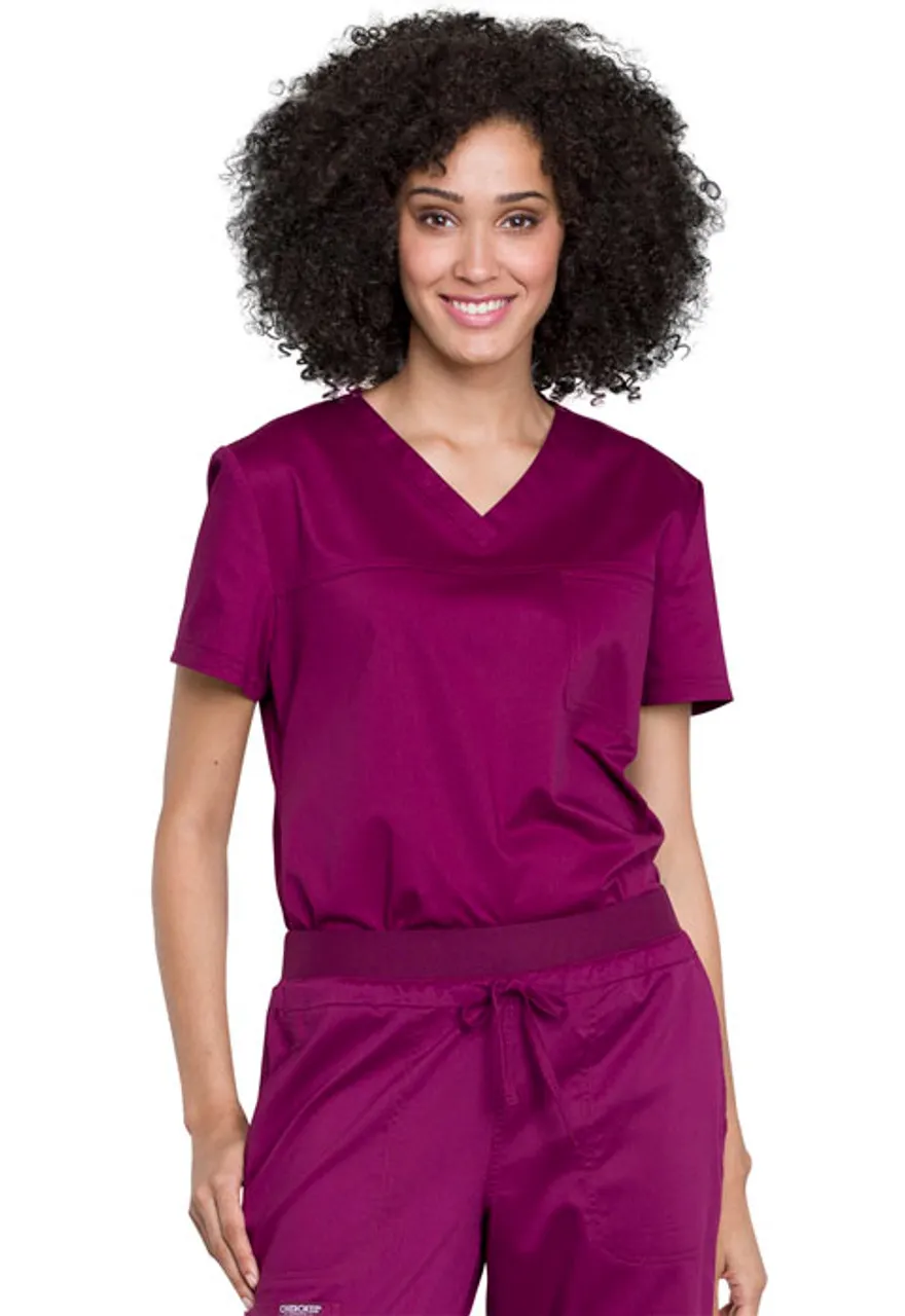 Cherokee Workwear Cherokee Workwear Revolution Women's  V-Neck O.R. Top #WW657