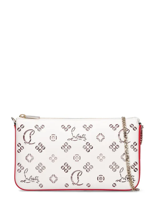Christian Louboutin   Loubila perforated leather shoulder bag 