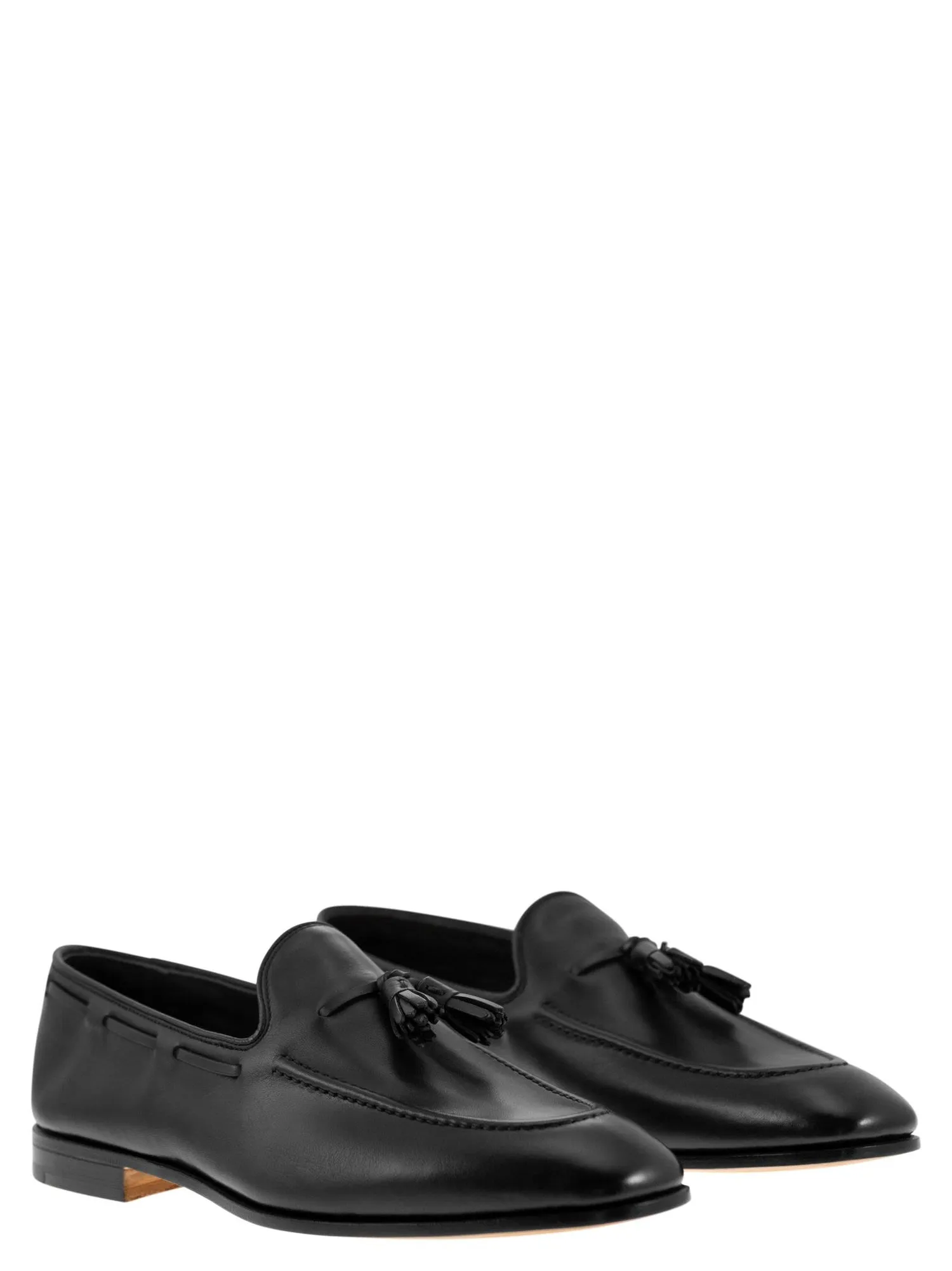 Church's    Church's Brushed Calf Leather Loafer