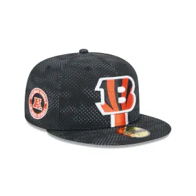 Cincinnati Bengals 2024 Sideline 59FIFTY Fitted Hat